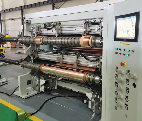 Min Substrat Kalınlığı 3μm PET+Cu, OPP+Cu, PET+Al Kesme Geri Dönüştürme Makinesi