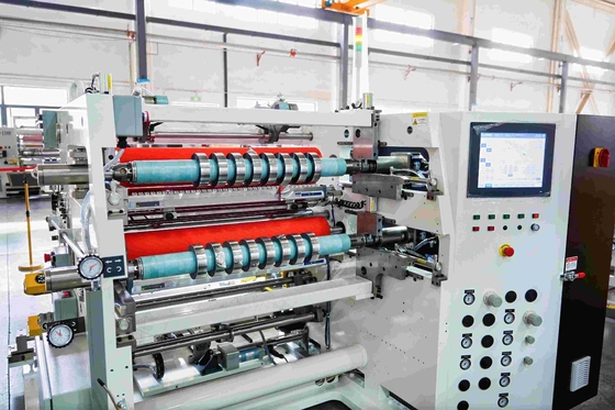 Rewinder Makine Substrate PET+Cu OPP+Cu uzunluk kesme makinesi